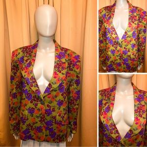 Floral Jaeger Blazer